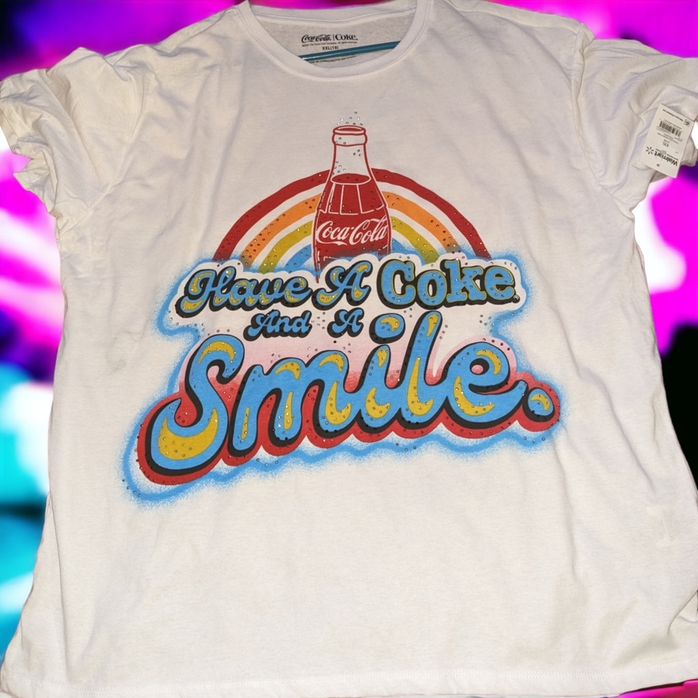 T-shirt COKE & Smile XXL (19)